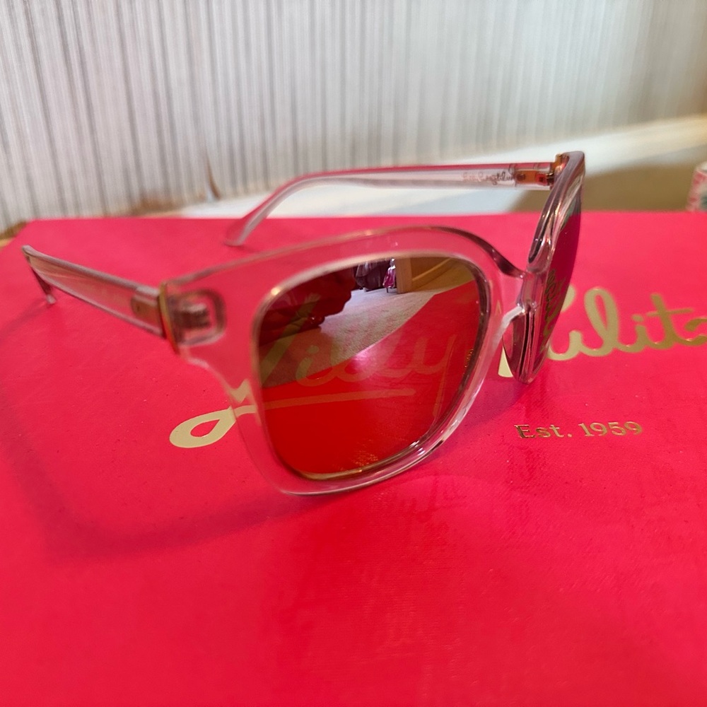 Lilly Pulitzer Pink Sunglasses-Aura